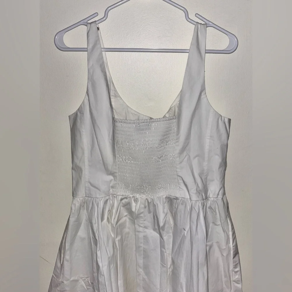 NWT J.Crew Fit-and-flare mini dress White Size 12 Party Wedding Brunch Date